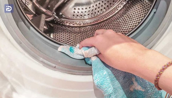 روش خوشبو و تمیز کردن لاستیک دور درب ماشین لباسشویی هایسنس