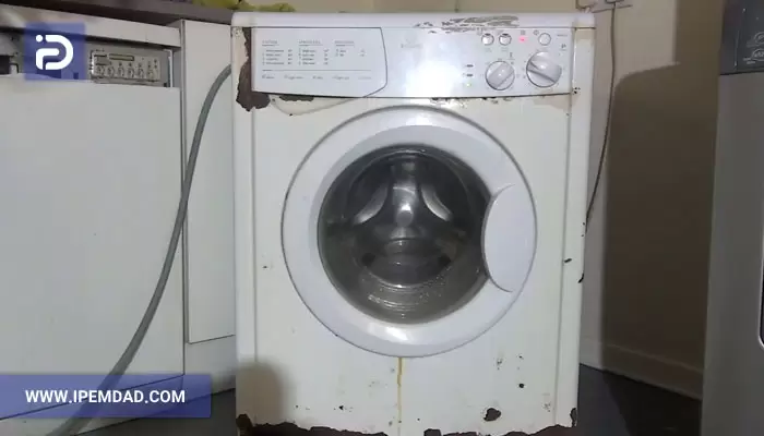 رفع زنگ زدگی ماشین لباسشویی