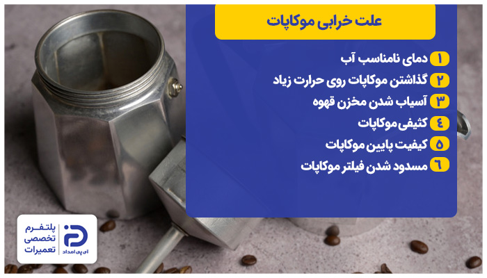 دلیل خرابی موکاپات چیست؟