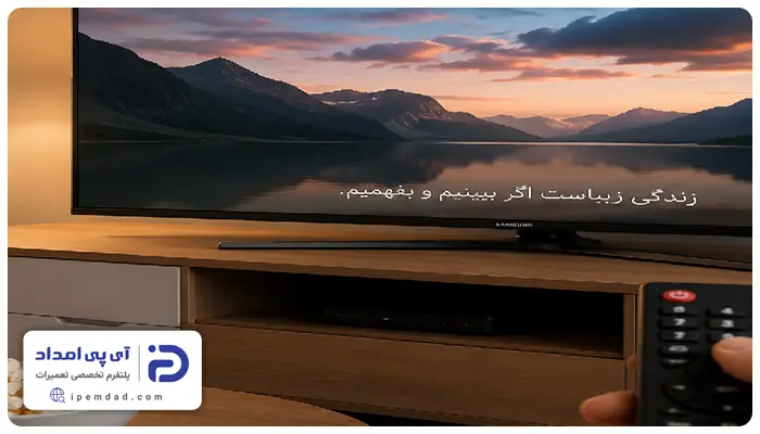 پخش زیرنویس در تلویزیون سامسونگ