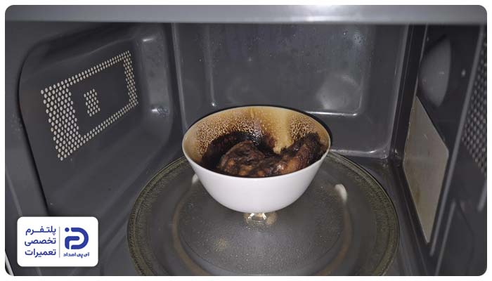 سوختن غذا در ماکروویو پارس خزر