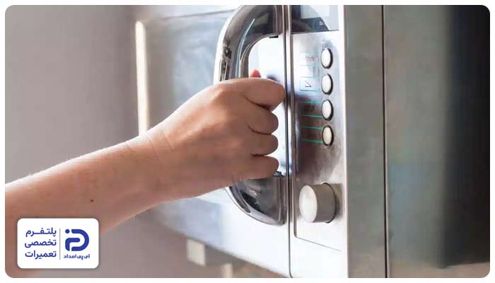 باز یا بسته نشدن درب ماکروفر گرنیه
