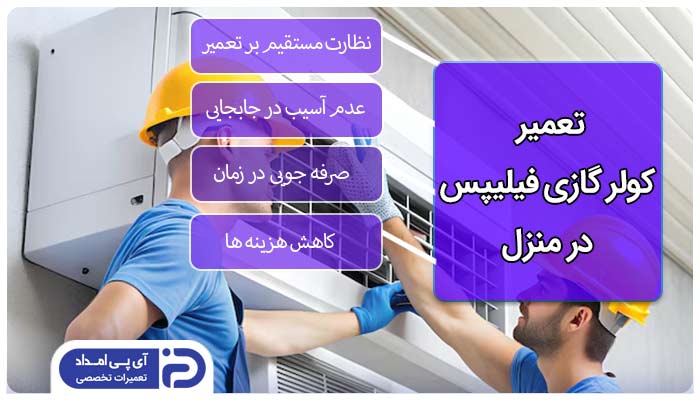 تعمیر کولرگازی فیلیپس در محل