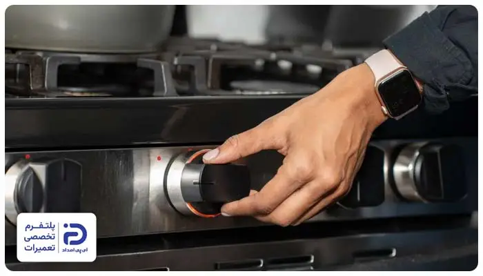 ایراد در شیر یا ولوم علت خاموش شدن شعله اجاق گاز