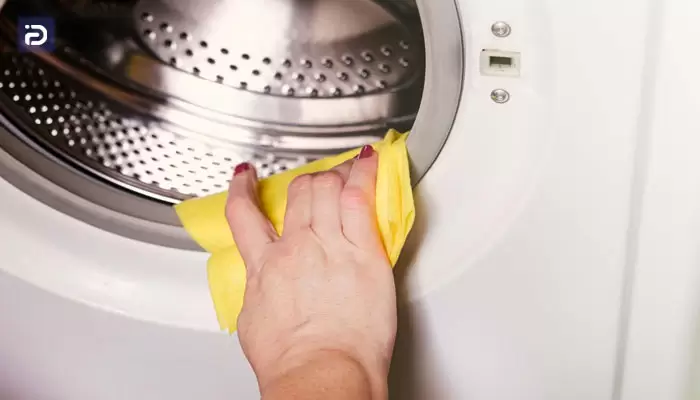 تمیز کردن لاستیک درب ماشین لباسشویی باکنشت