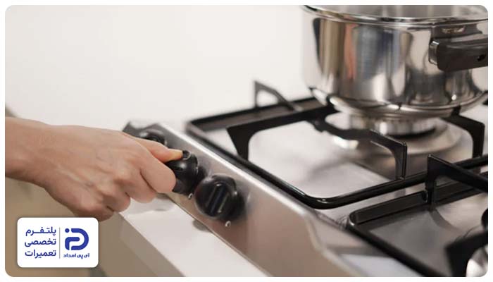 علت خاموش شدن شعله گاز بعد از روشن شدن