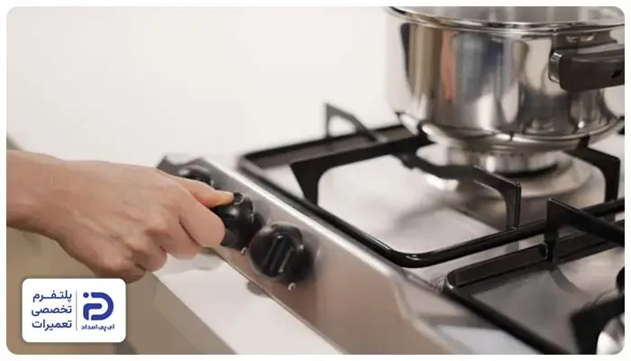 علت خاموش شدن شعله گاز بعد از روشن شدن