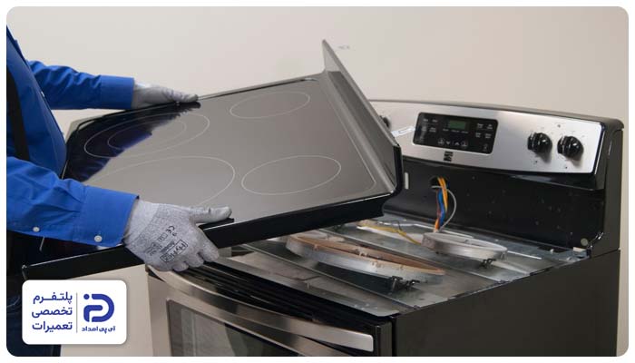 تعویض شیشه اجاق گاز تکنو