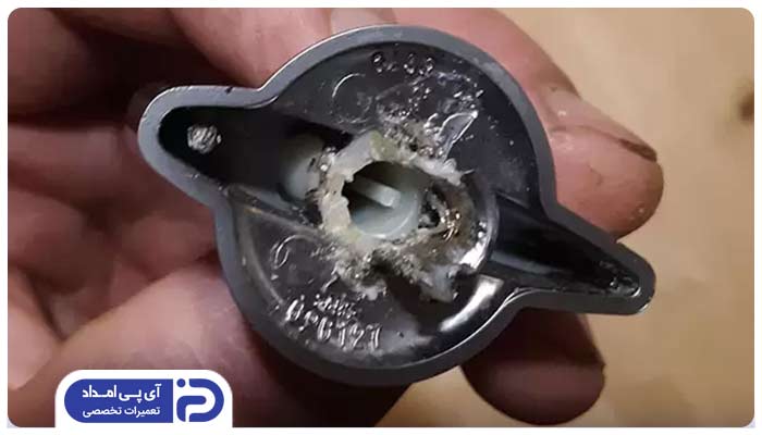 رسوب گرفتن شیر اجاق گاز