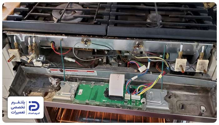 تعمیر برد اجاق گاز تکنو