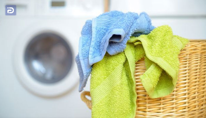شستن حوله و تن پوش در ماشین لباسشویی نف