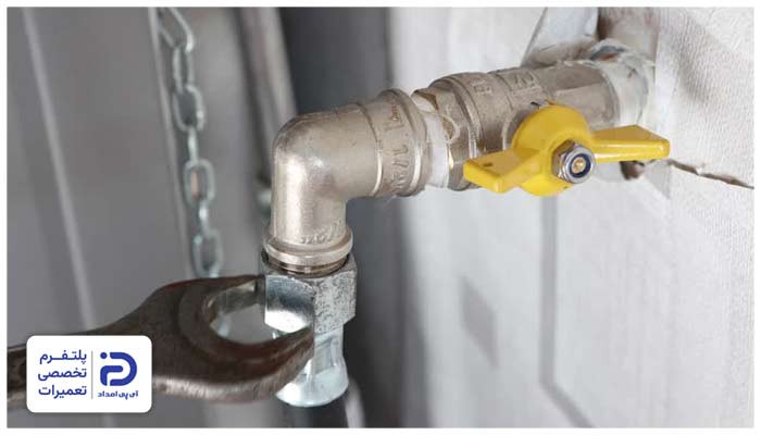 خرابی واشر شیر گاز