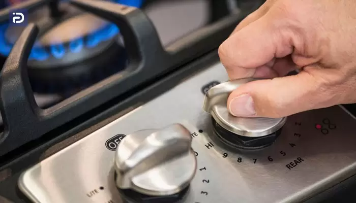 عدم تنظیم شعله اجاق گاز