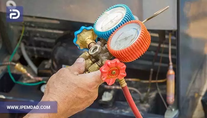 شارژ گاز یخچال مابه