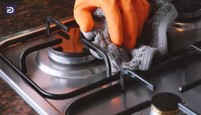 نحوه تمیز کردن اجاق گاز بوش و اجزای آن
