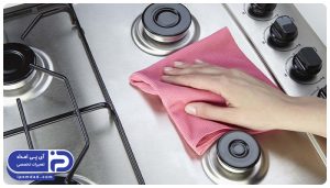 نحوه برطرف کردن خط و خش اجاق گاز