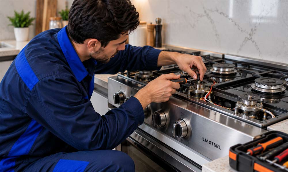 تعمیر اجاق گاز ایلیا استیل