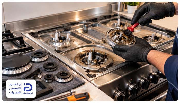 سرویس اجاق گاز ایلیا استیل