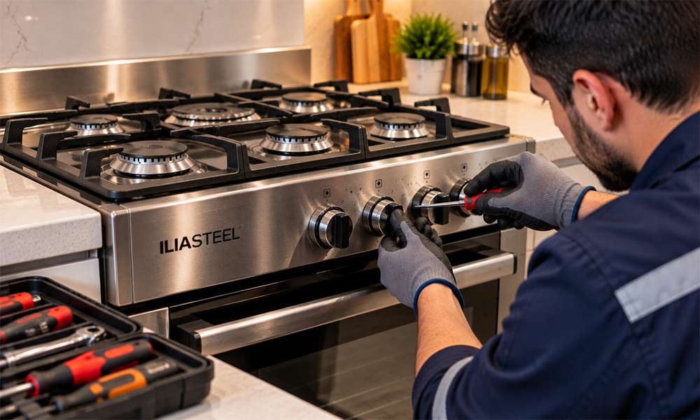 تعمیر اجاق گاز ایلیا استیل