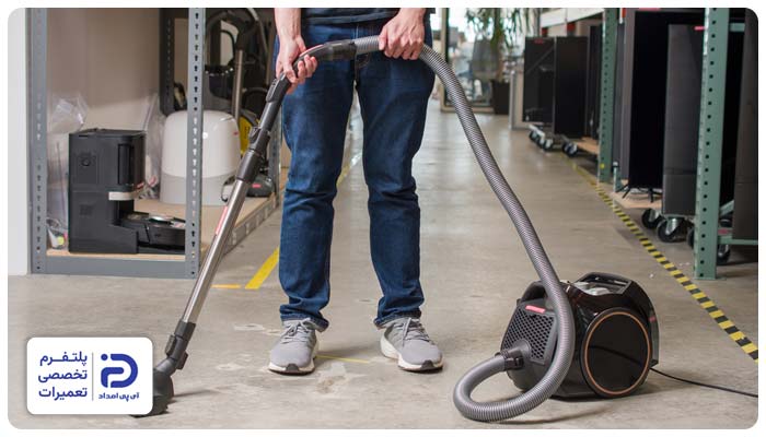 خاموش شدن جاروبرقی میله در حین کار