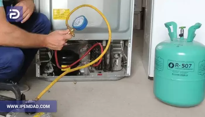 شارژ گاز یخچال فریجیدر