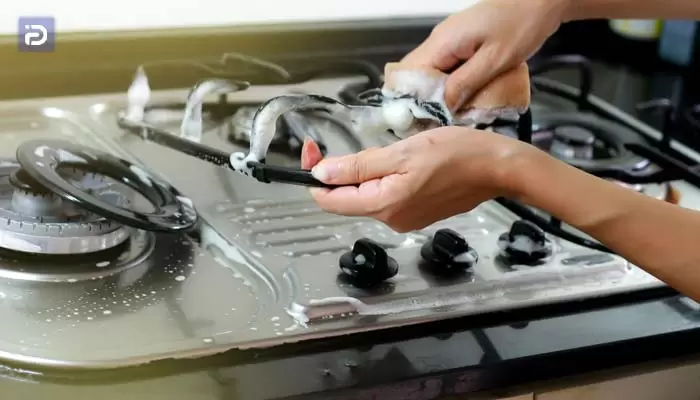 بهترین راه تمیز کردن چدن اجاق گاز آلتون