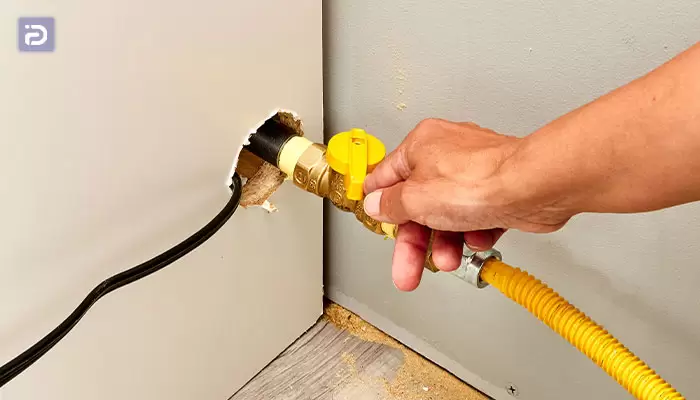 فاصله مجاز بین شیر گاز و اجاق گاز بوش چقدر است؟