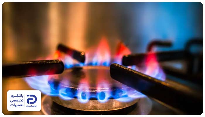 در صورتی که رنگ شعله گاز غیرعادی باشد، چه باید کرد؟