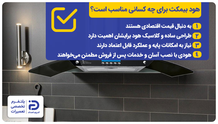 خرید هود بیمکث به چه کسانی توصیه می‌شود؟