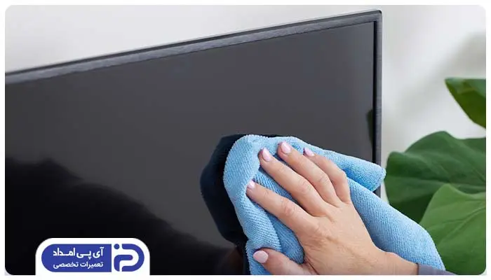 روش های از بین بردن لکه روی صفحه تلویزیون