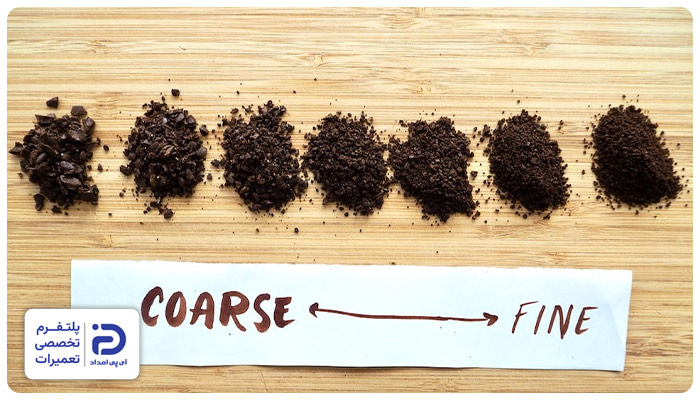 آسیاب نامناسب قهوه از دلایل رقیق شدن قهوه در اسپرسوساز