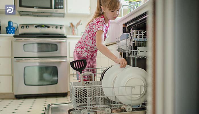 راهنمای فعال و غیر فعال کردن قفل کودک در ظرفشویی گلد فراست