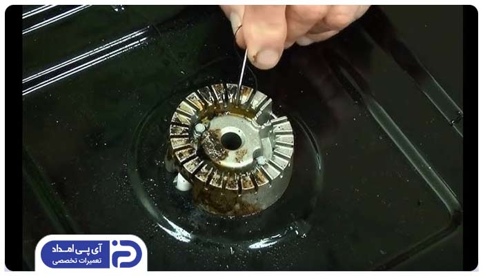 طریقه تمیز کردن نازل اجاق گاز