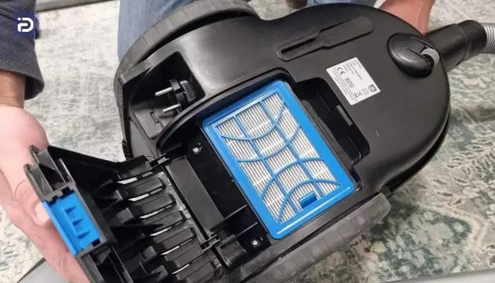 نحوه تمیز کردن محفظه موتور، فیلتر و کیسه جاروبرقی مارشال