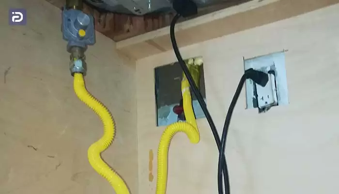 فاصله مجاز شیلنگ تا اجاق گاز اخوان