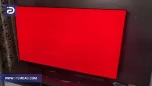 علت قرمز شدن صفحه تلویزیون