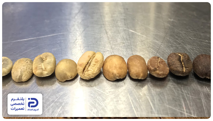 رست نامناسب قهوه از علل رقیق شدن قهوه در اسپرسوساز