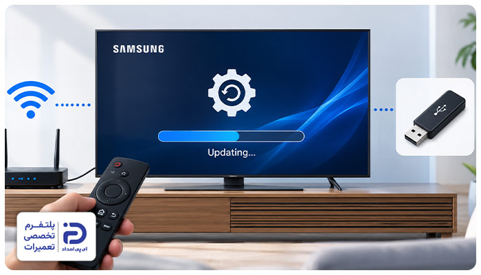 آپدیت تلویزیون سامسونگ با usb