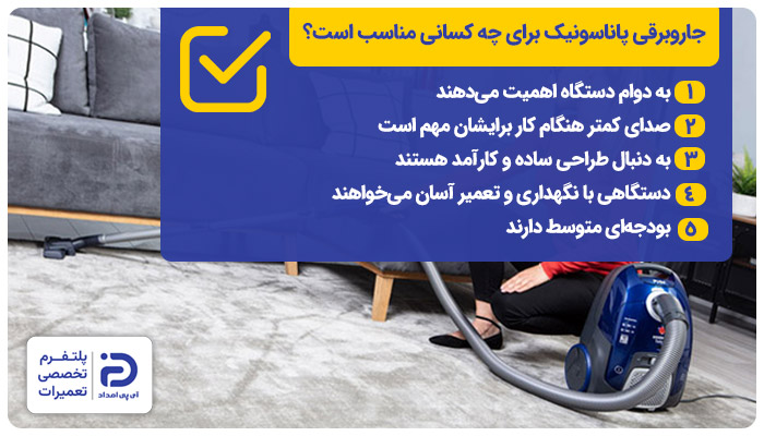 چه کسانی جاروبرقی پاناسونیک بخرند؟