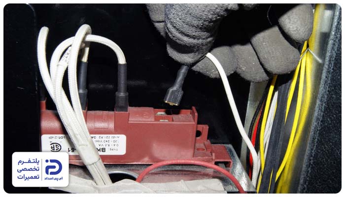 خرابی ترانس جرقه زن علت اتصالی در فندک اجاق گاز