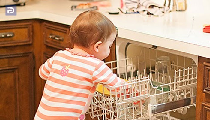 راهنمای فعال و غیر فعال کردن قفل کودک در ظرفشویی تکنو