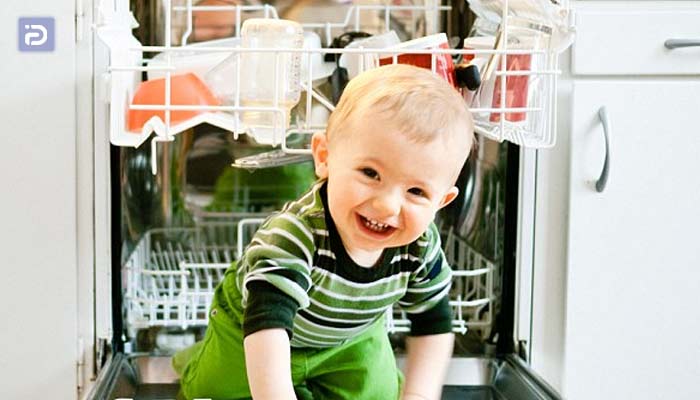 چگونه قفل کودک را در ظرفشویی کروپ فعال و غیر فعال کنیم