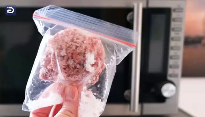 نحوه یخ زدایی مواد غذایی در ماکروفر شارپ