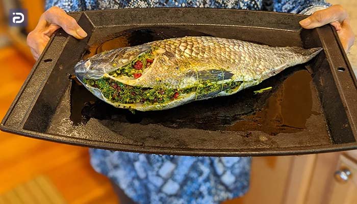 بهترین راه برای پخت ماهی در فر اجاق گاز لاجرمانیا