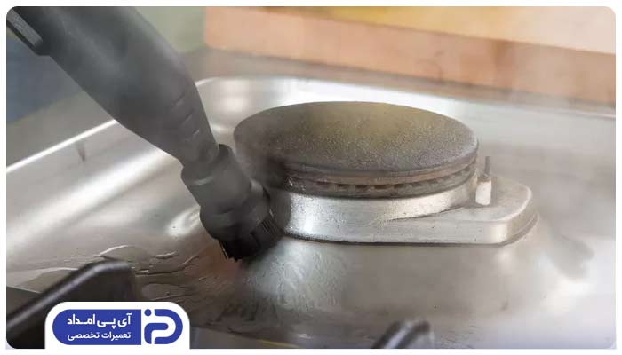 نکات تمیز کردن اجاق گاز با بخارشوی