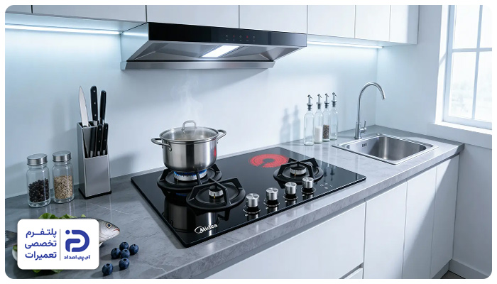 آشنایی کلی با اجاق گاز رومیزی یا صفحه‌ای