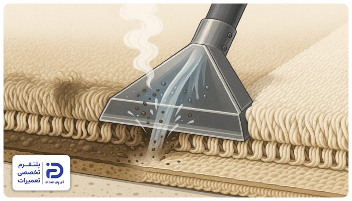مزایای تمیز کردن فرش با بخارشوی