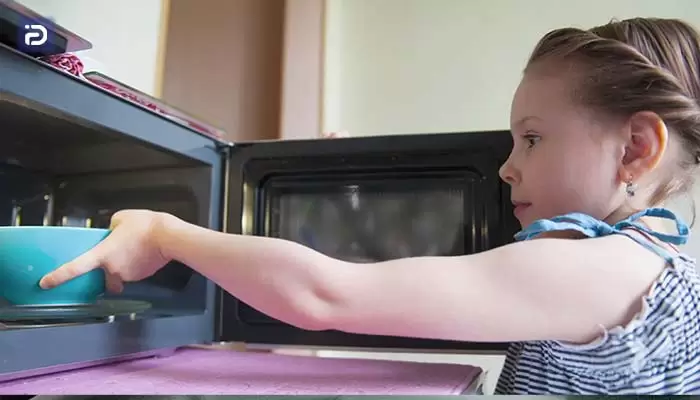 فعال و غیرفعال کردن قفل کودک ماکروفر گالانز