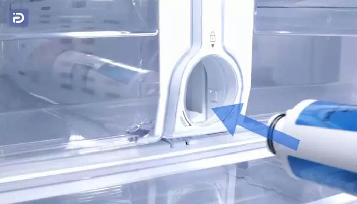 روش تعویض فیلتر یخچال آیسان