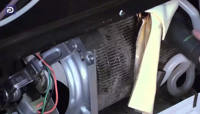 تمیز کردن موتور و کندانسور یخچال دیاکو